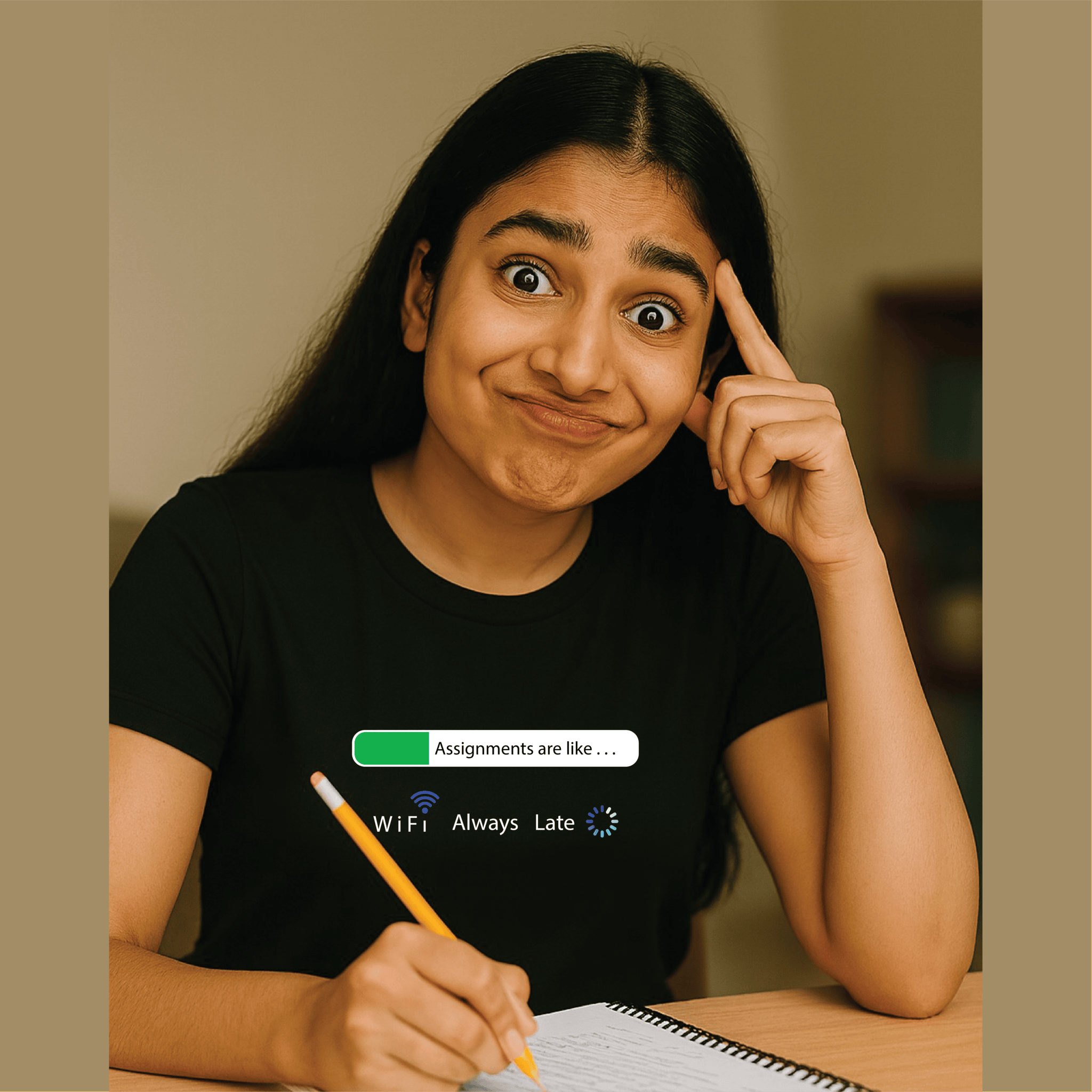 Assignments Are Like Wifi T-Shirt