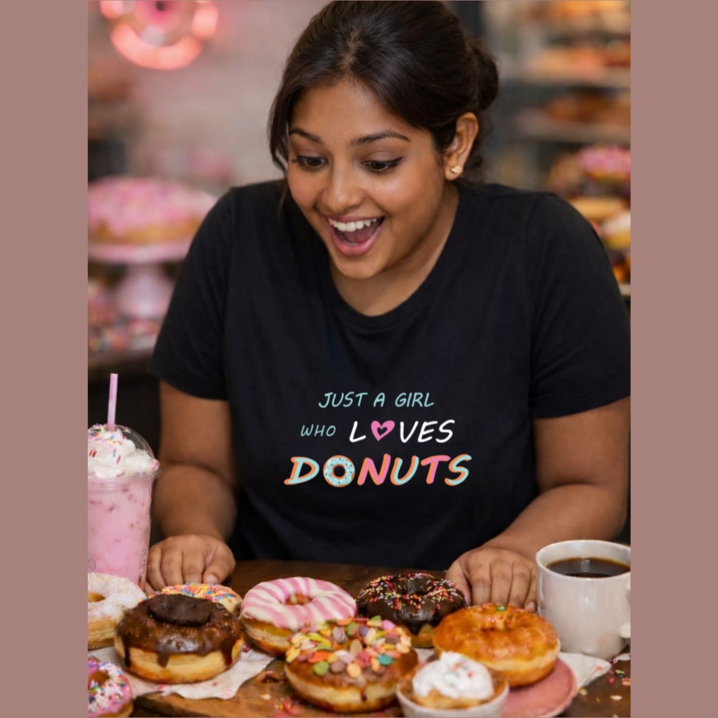 Just A Girl Who Loves Donuts T-Shirt