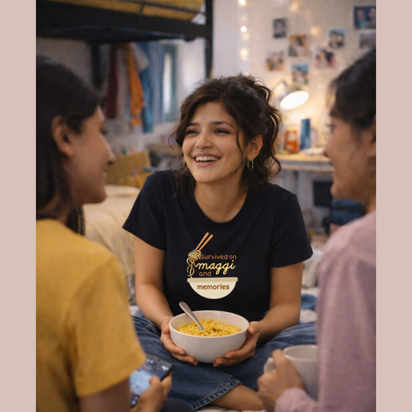 Survived On Maggi T-Shirt