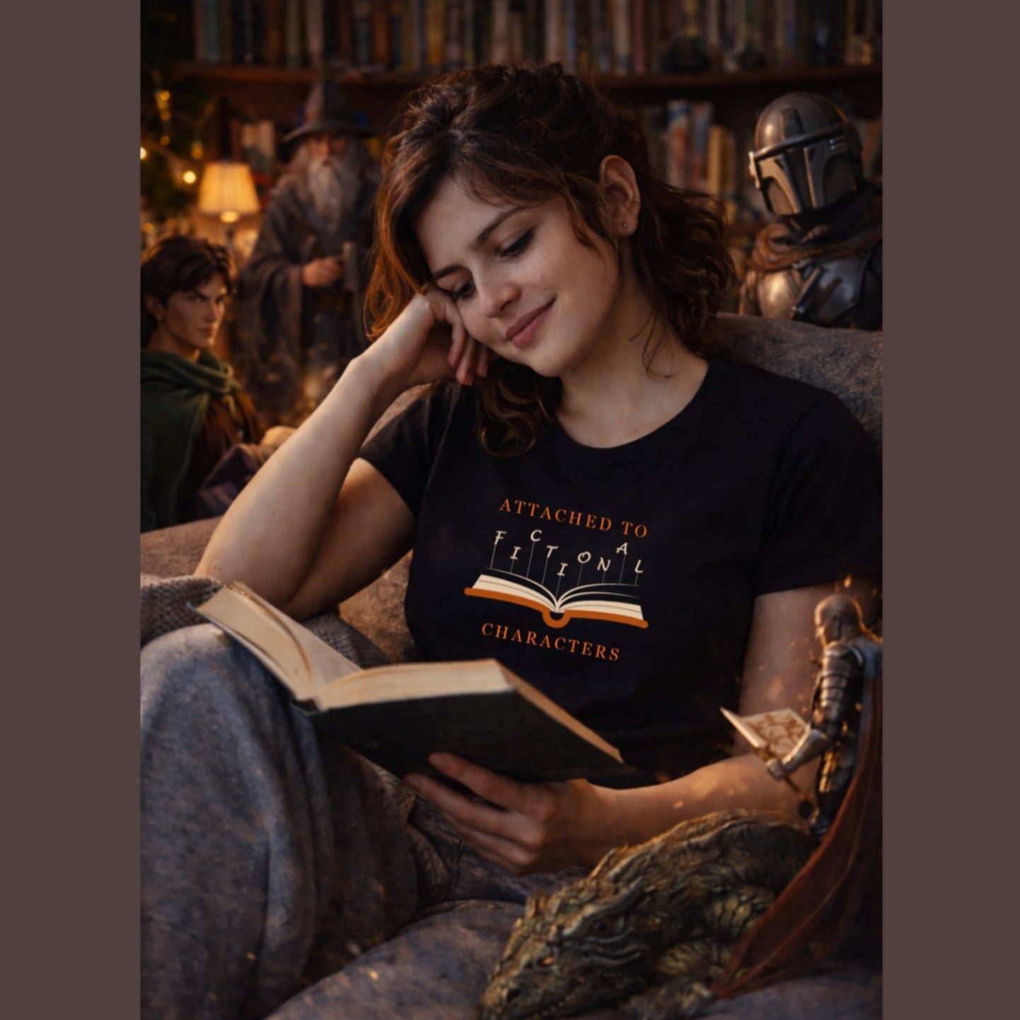 Attached By Fictional T-Shirt