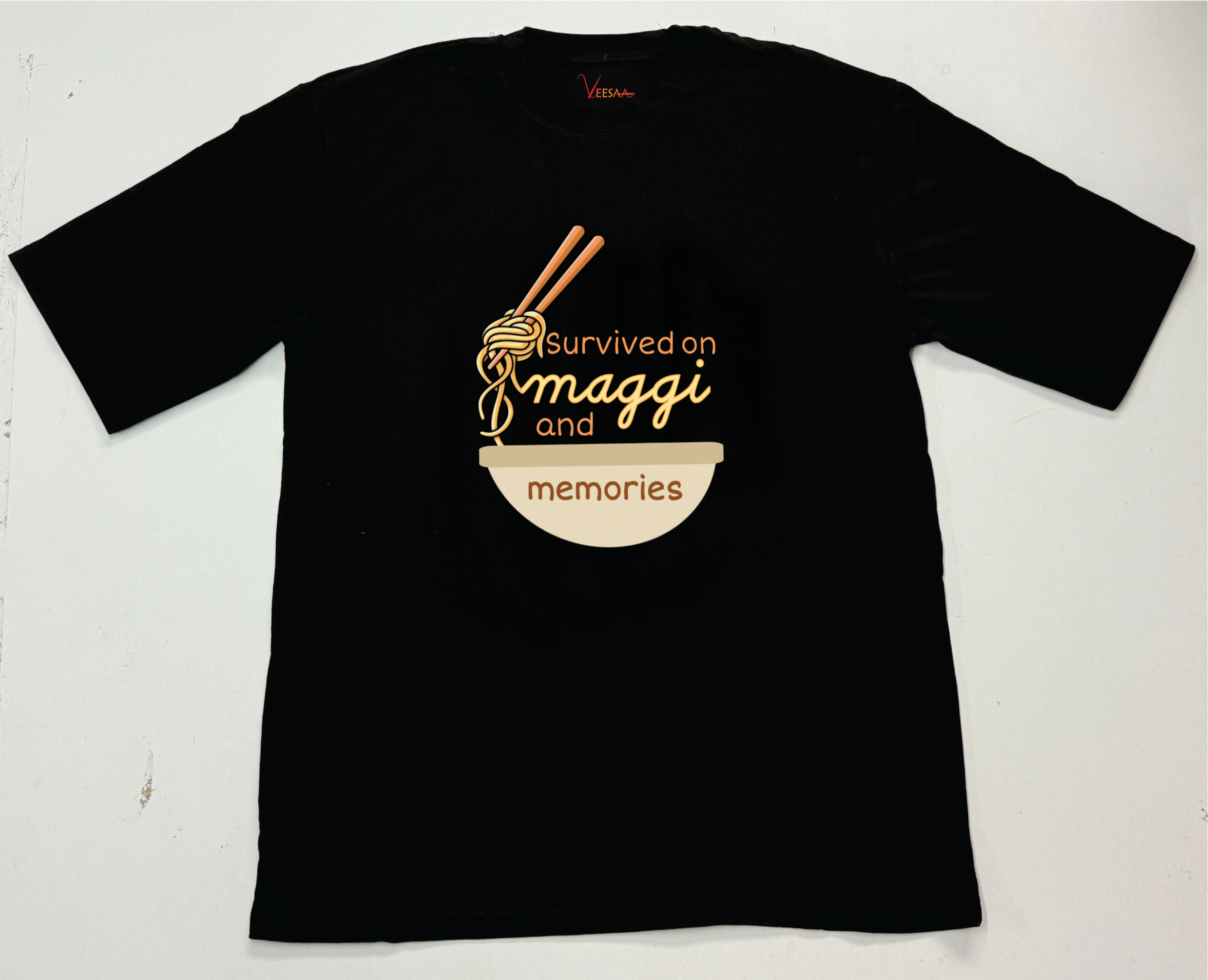 Survived On Maggi T-Shirt